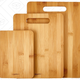 AmazonBasics 3-Piece Bamboo Cutting Board Set, $13